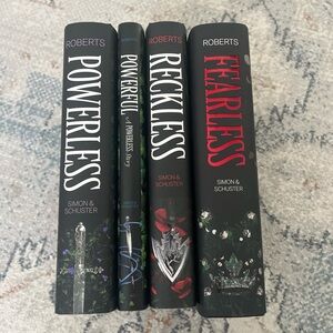 Lauren Roberts Hardcover Book Set - powerless, powerful (sprayed edges) reckle..